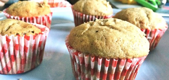 Маффины с бананом и корицей