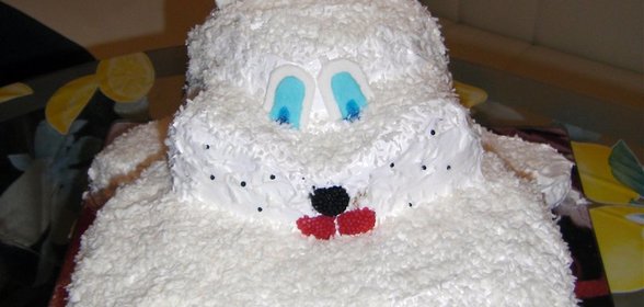 Торт Зайчишка для мальчишек