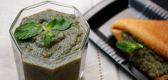 Сладкий мятный песто