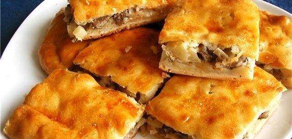 Татарский пирог с мясом