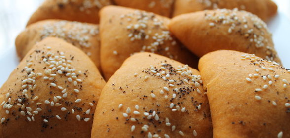 Пирожки на томатном соке