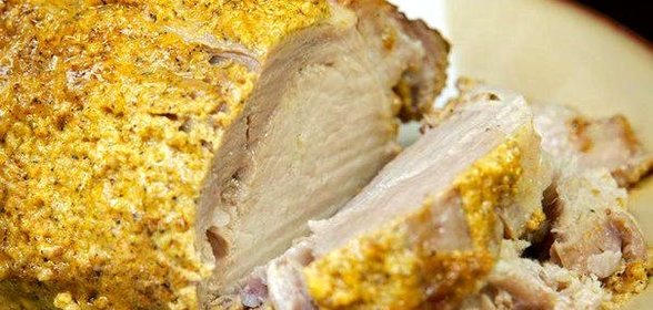 Запеченная свиная корейка