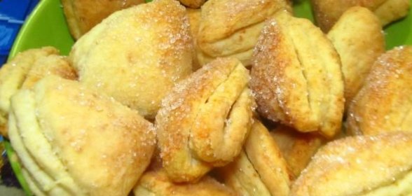 Песочно-творожное печенье с кокосовым ароматом