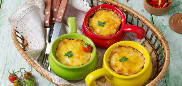 Куриный жюльен с грибами
