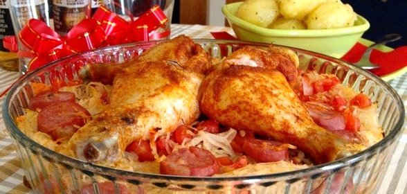 Курица по-польски