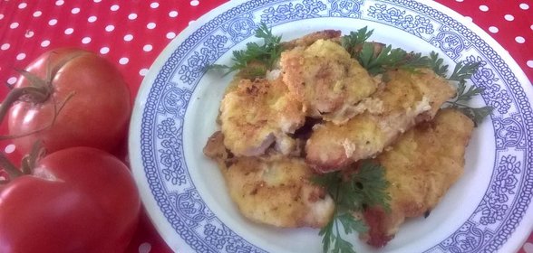 Отбивные в кукурузной панировке