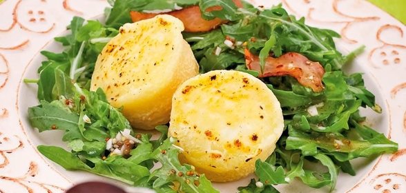 Козий сыр и руккола