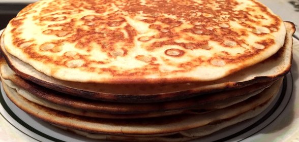 Воздушные тонкие блины на молоке