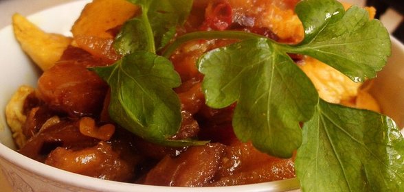 Курица с чатни из слив. ФМ « Моя иллюстрация к рецепту»