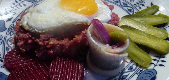 Labskaus (Лабскаус), закуска настоящих моряков