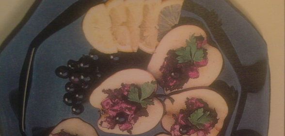 Бутерброд сырно-фруктово-овощной