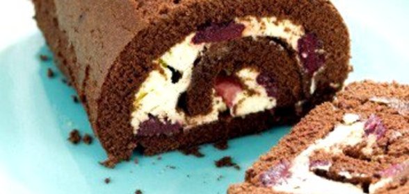 Рулет с вишней по‑немецки