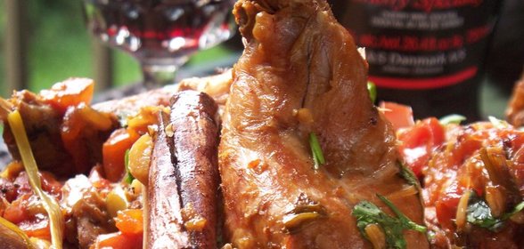 Пряное рагу из кролика