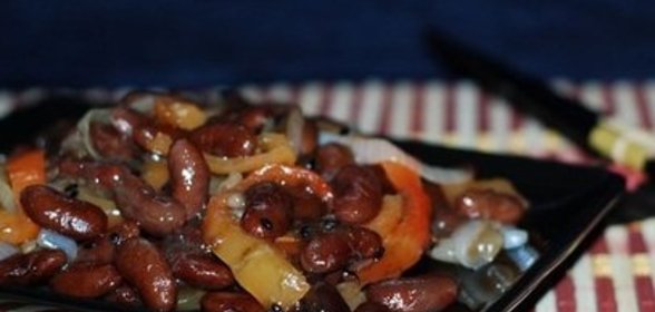 Глянцевая фасоль Терияки