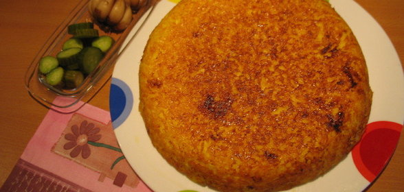 омлет с грибами