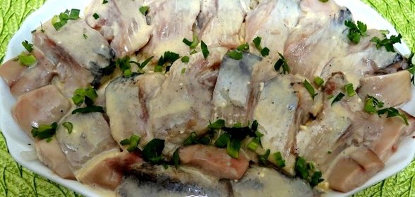 Сельдь в горчичном соусе