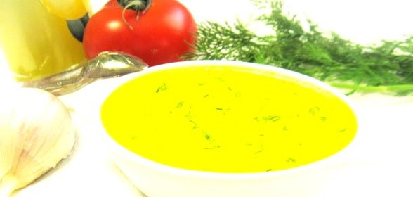 Чесночный соус с болгарским перцем