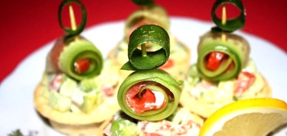 Закуска Новогодние матрешки
