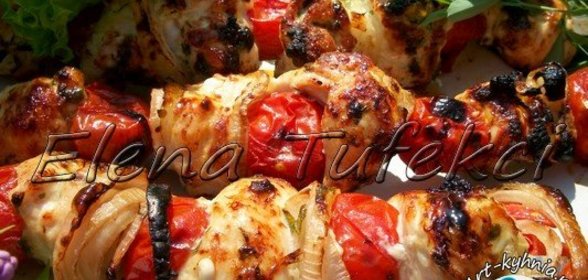 Куриные рулетики на мангале