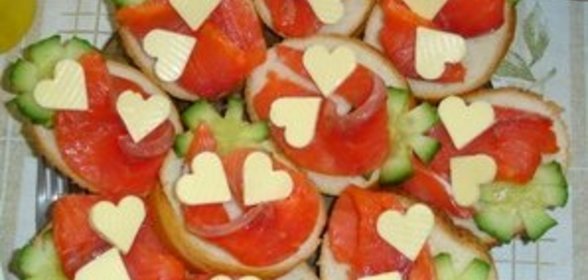 Бутерброды с рыбкой