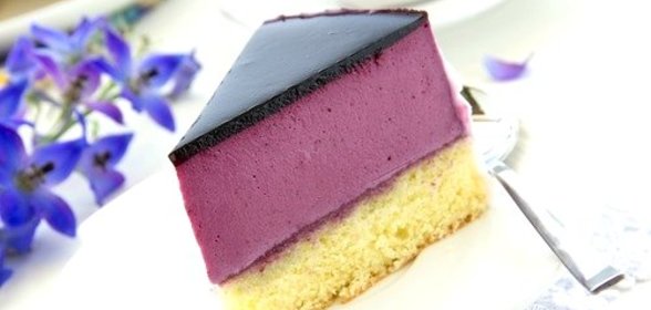 Черничное суфле для торта