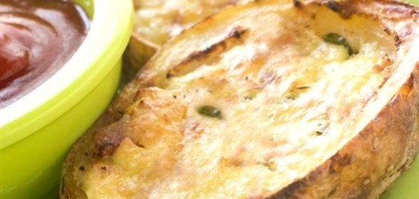 Картофель, фаршированный творогом