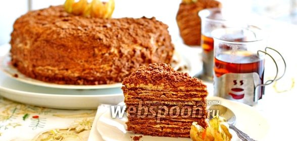 Шоколадный медовик