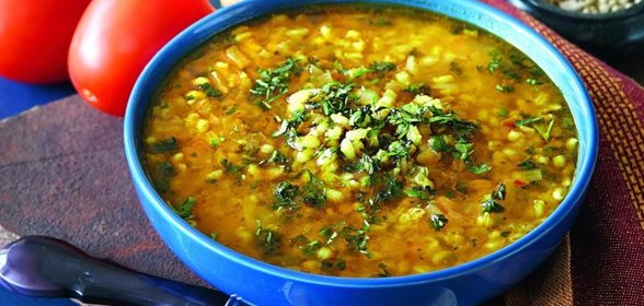 Марокканский суп из перловой крупы