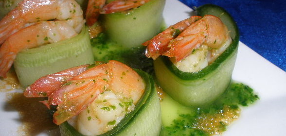 Креветки в двух соусах ( из серии- дайте хозяйке повыпендриваться!)