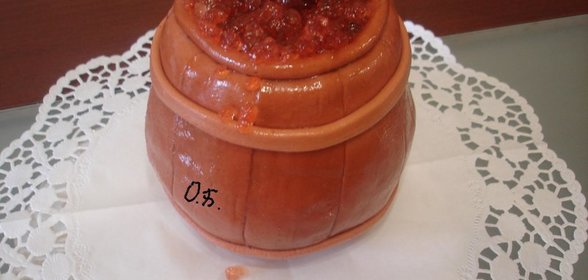 ТортБочонок с икрой