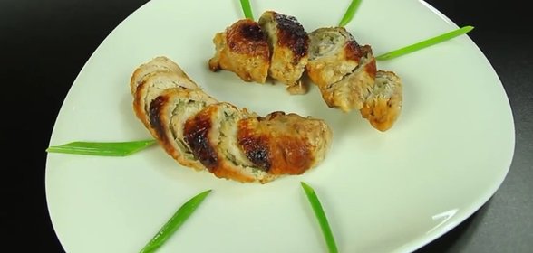 Мясные рулетики с начинкой