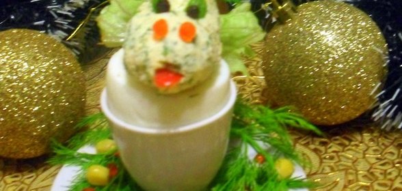 Новогодняя закуска Дракончик