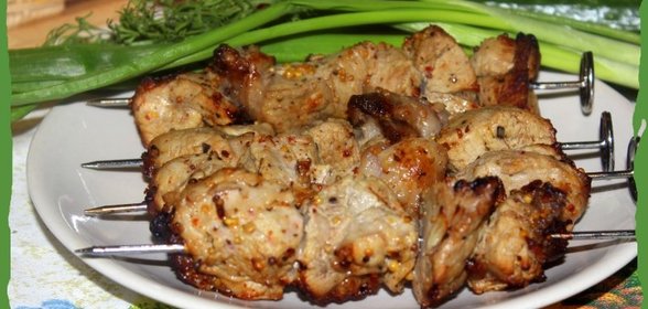 Шашлычки из свинины в мультипечи