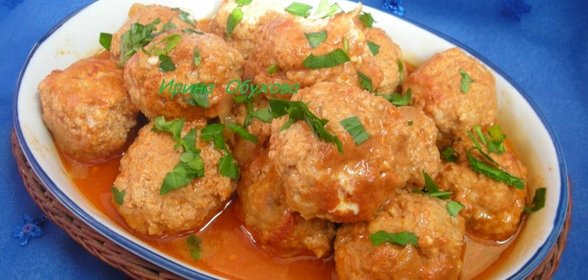 Фрикадельки в томатном соусе