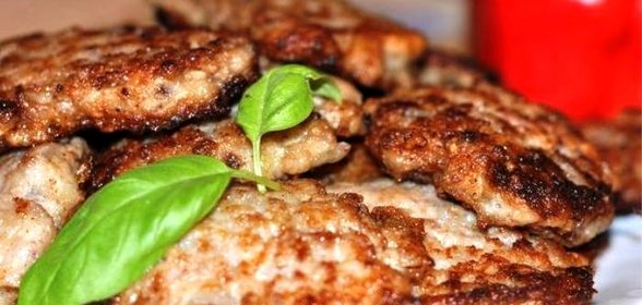 Оладушки мясные