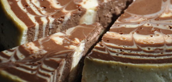 Творожный торт «Зебра»