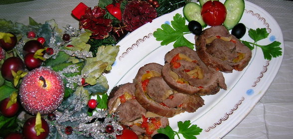 Рулет из индейки