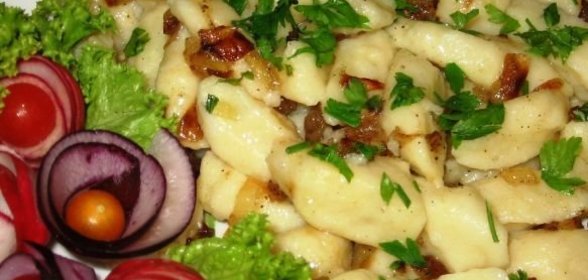 Палюшки - картофельные галушки