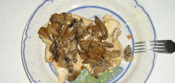 Курица с грибами