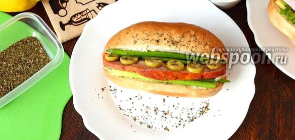 Хот-дог с травами