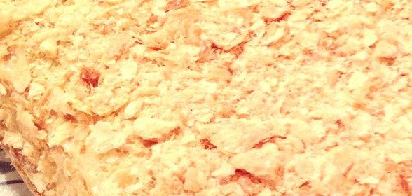 Торт «Наполеон» из покупного теста с заварным кремом