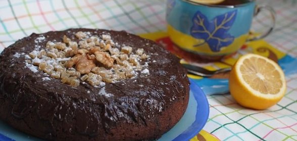 Кекс шоколадный в мультиварке