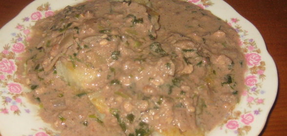 Сациви из рыбы по- тбилисскки