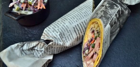 Канапе с копченой рыбой