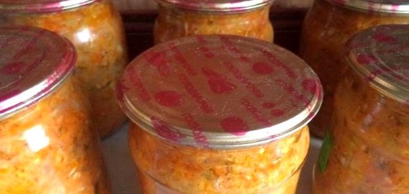 Икра кабачковая в банку