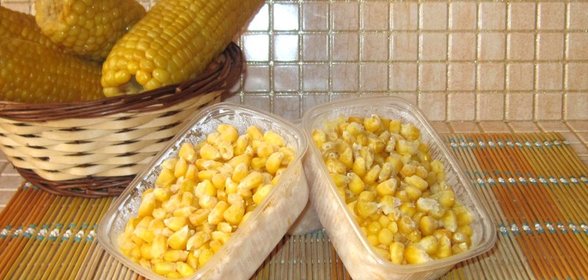 Кукуруза замороженная в зернах на зиму