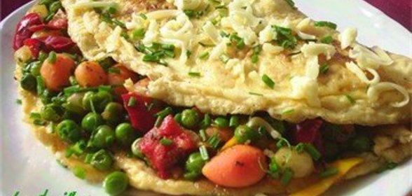 Омлет с овощами