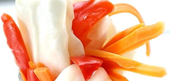 Квашеная капуста с болгарским перцем