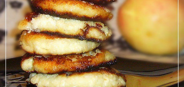 Сырники с яблоками