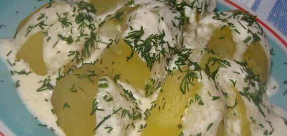 Картофель под соусом